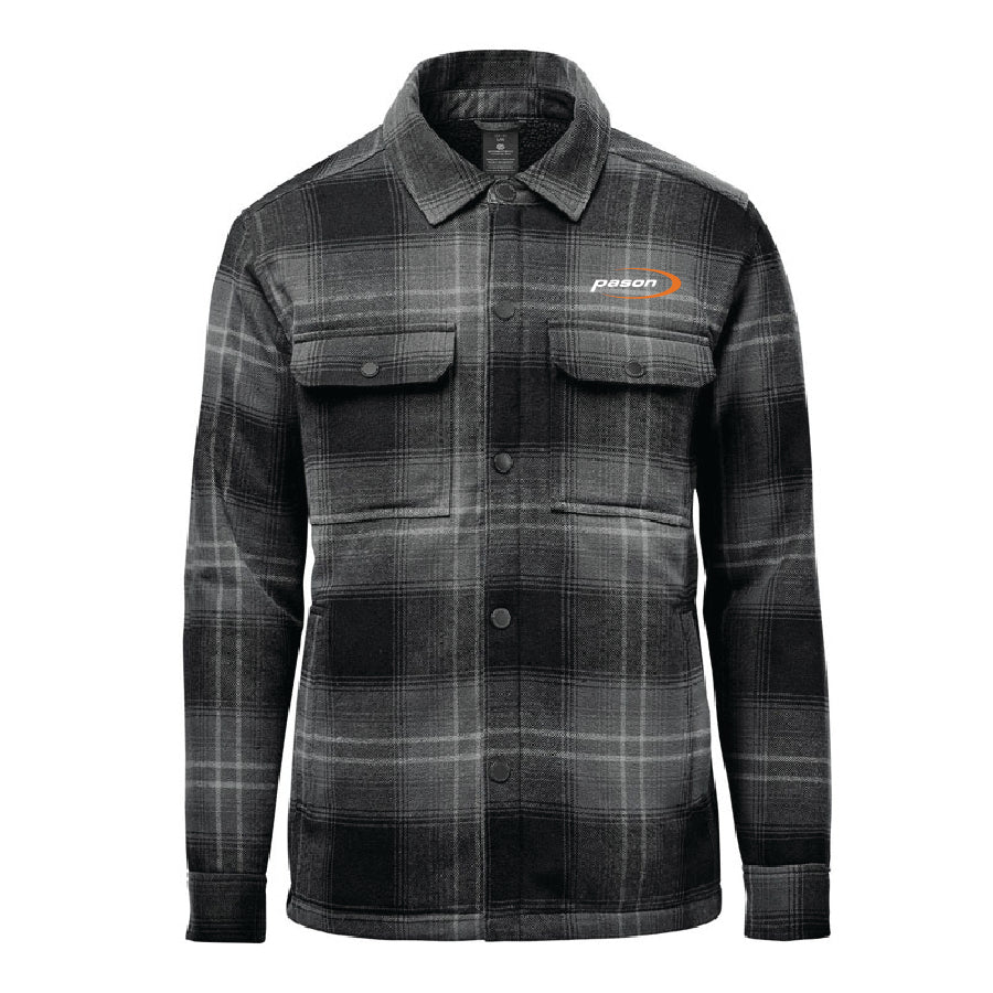 STORMTECH - Mens Highland Sherpa Lined Plaid Jacket