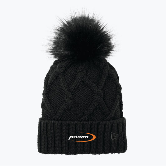 New Era® Faux Fur Pom Beanie