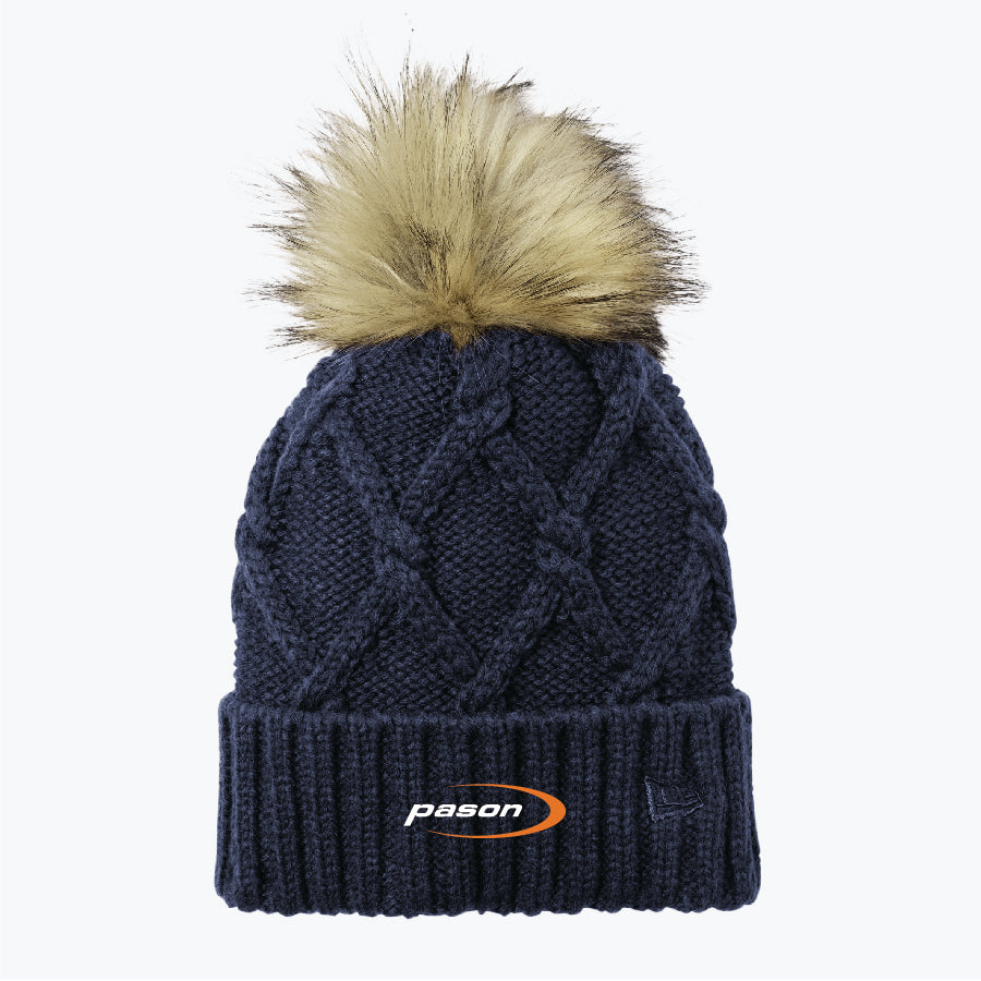 New Era® Faux Fur Pom Beanie