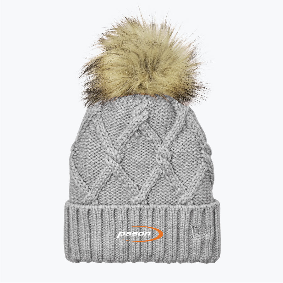 New Era® Faux Fur Pom Beanie