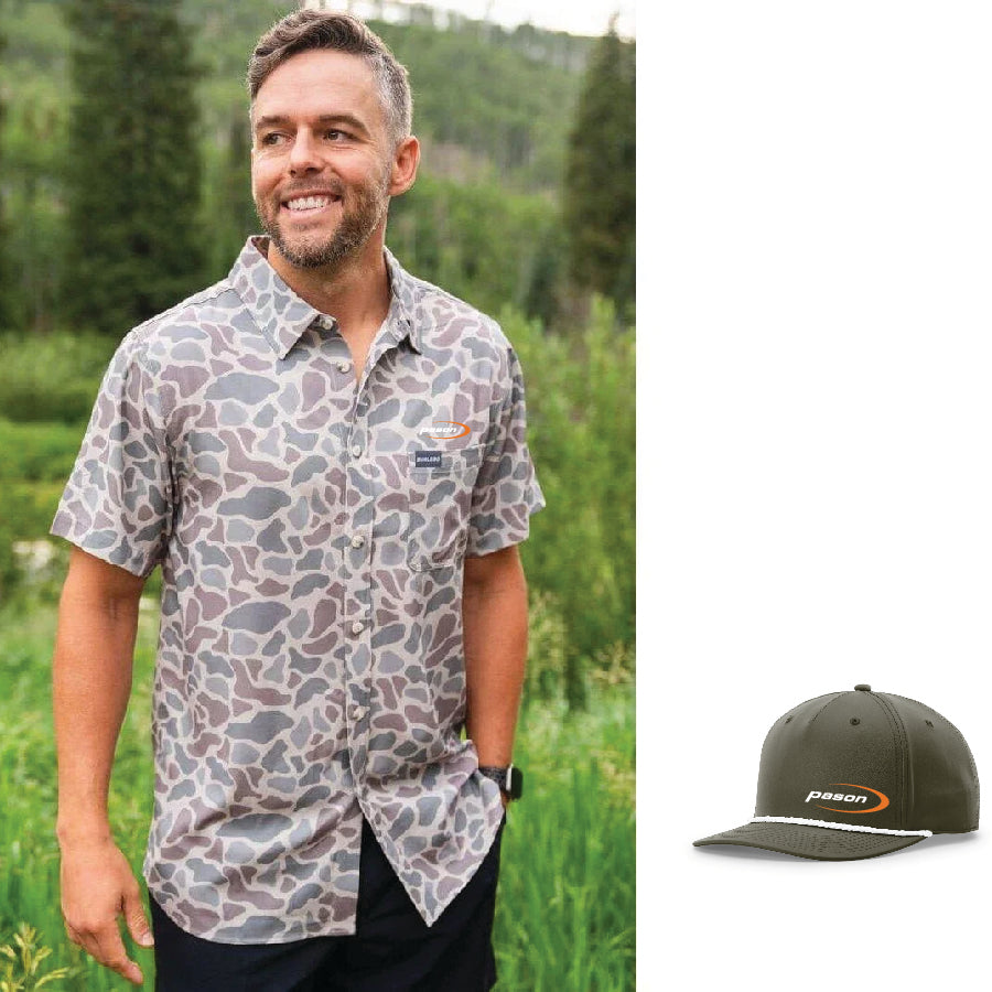 RICHARDSON - 5 Panel Classic Rope Cap + BURLEBO Performance Button Up