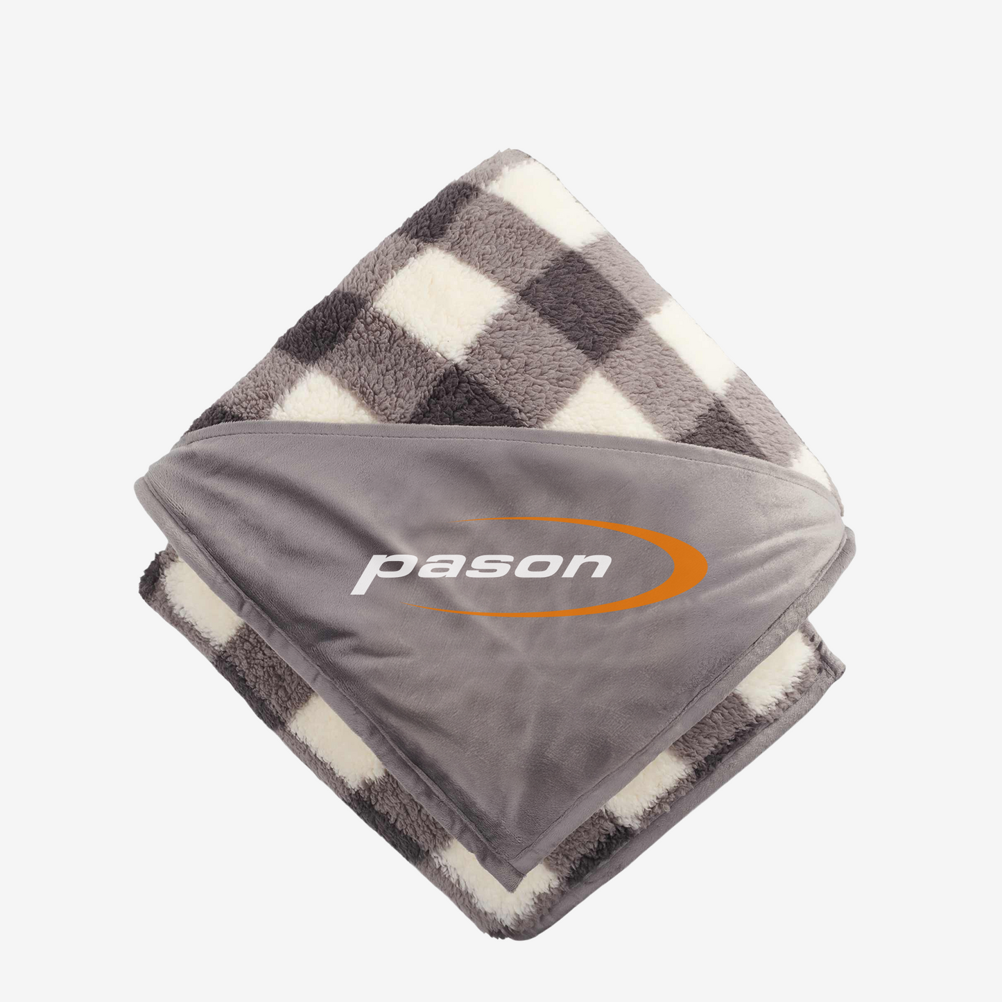 Double Sided Plaid Sherpa Blanket